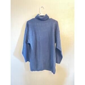 Mathias Dark Blue Acrylic Sweater Men’s Large Made in USA